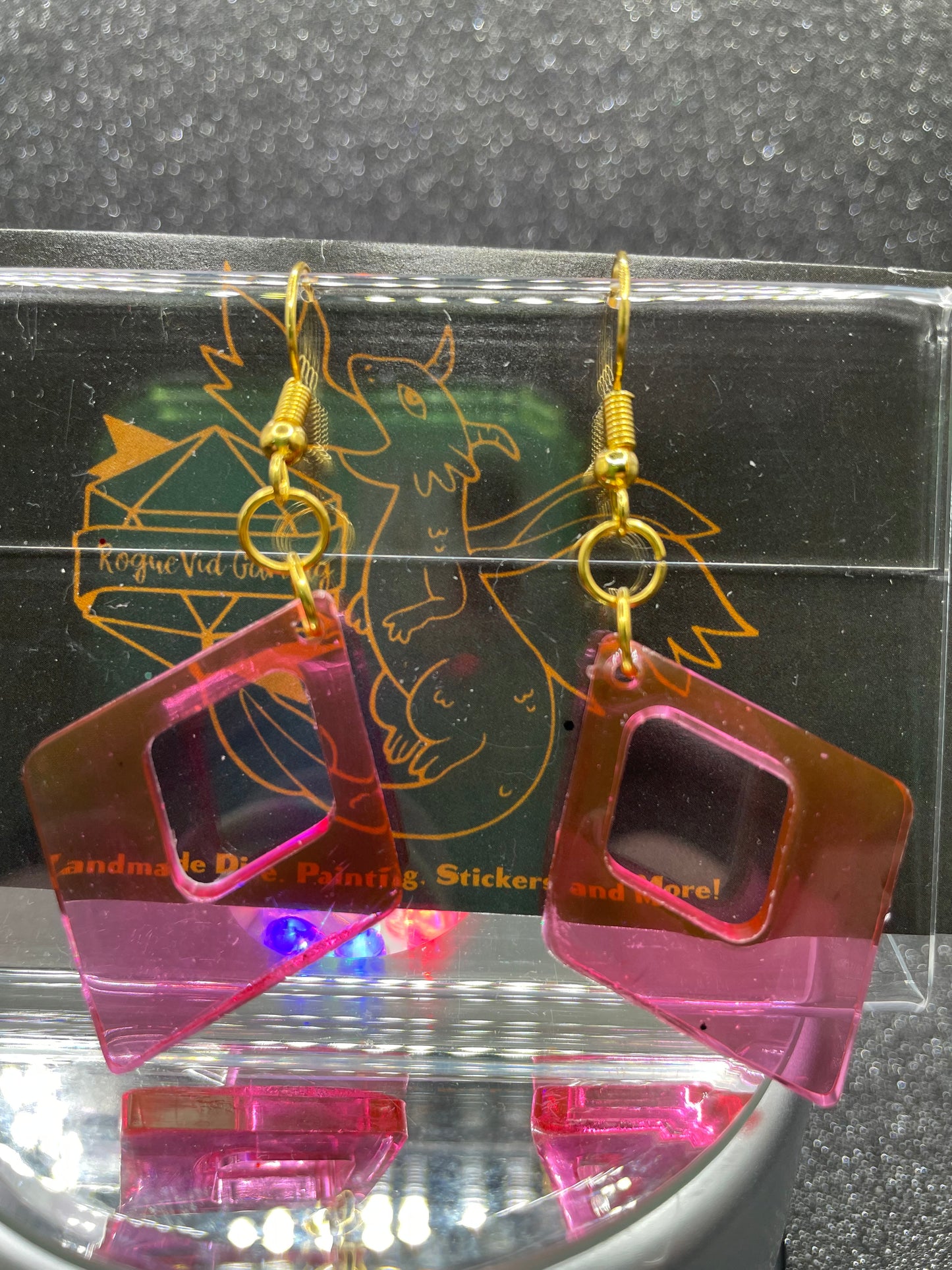 July Birthstone Inspired Ruby Earrings